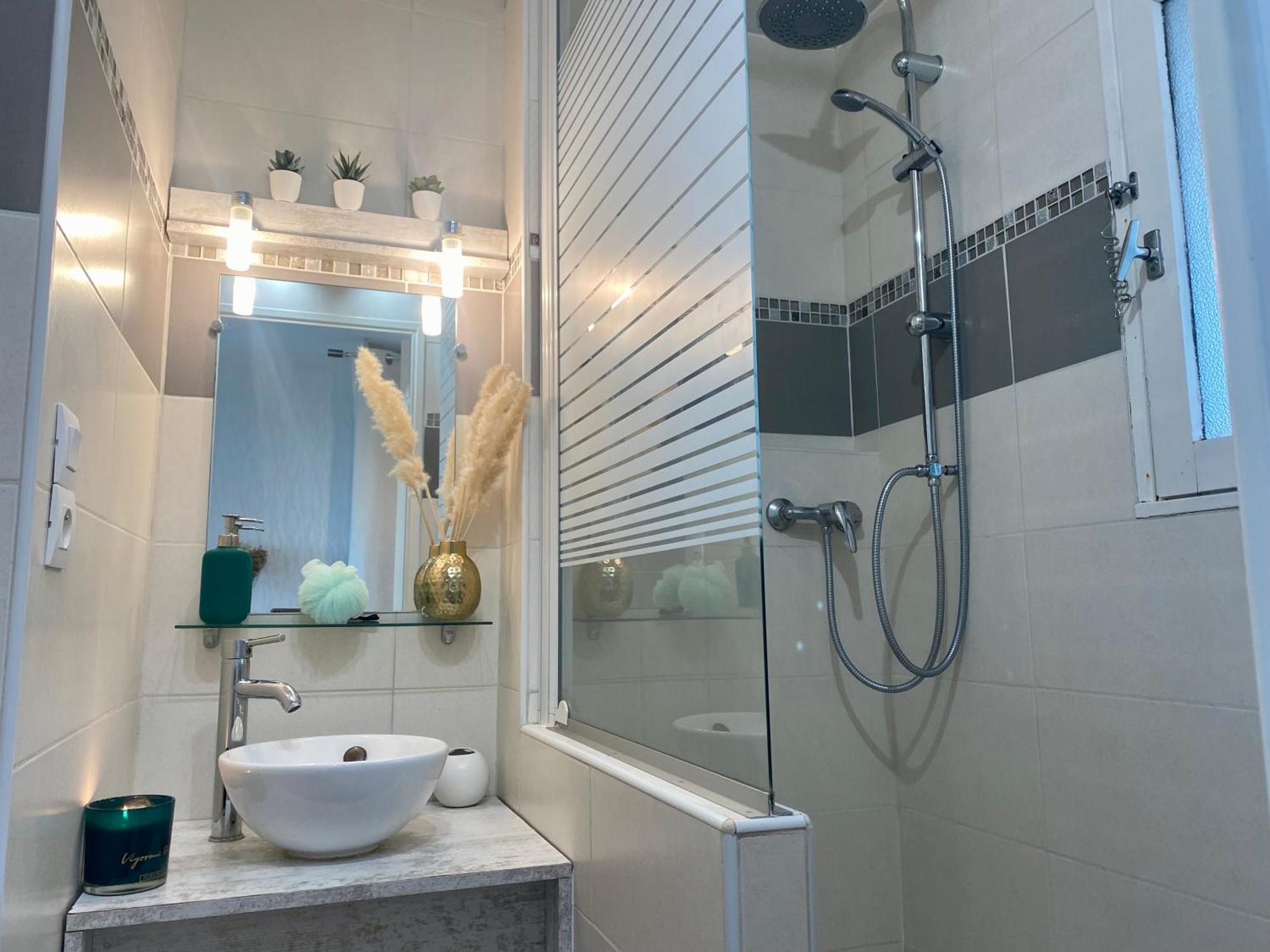 Studio Blue Horizon Vue Mer Guidel-Plage Exterior foto